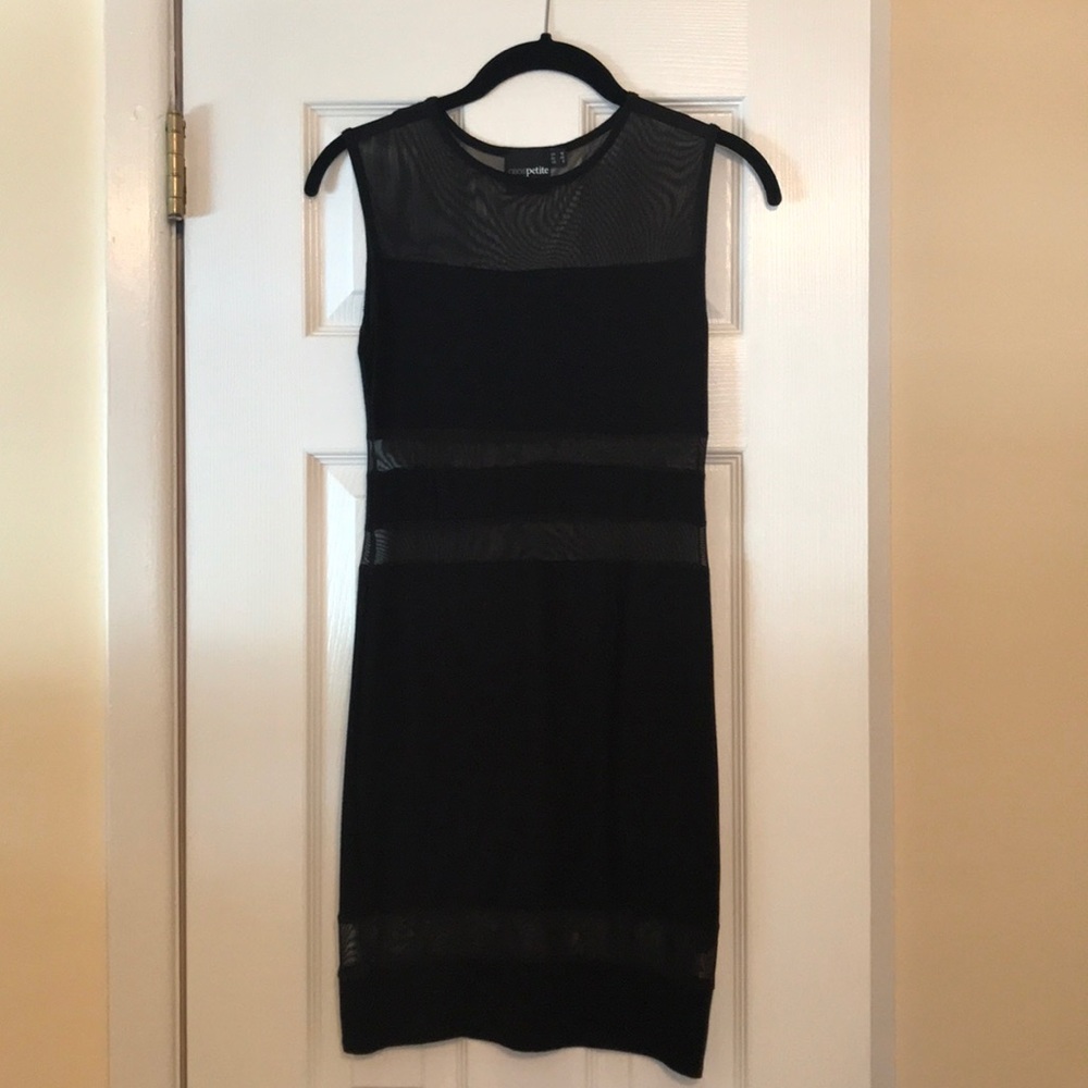 Bodycon Black ASOS Dress w/ See Through Slits